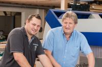 Josef und Frank Wagner in der Werkstatt