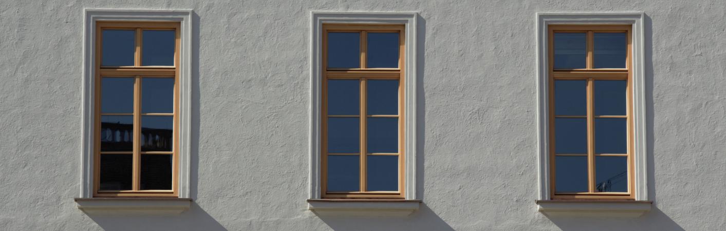 Sprossenfenster Baudenkmal Augsburg
